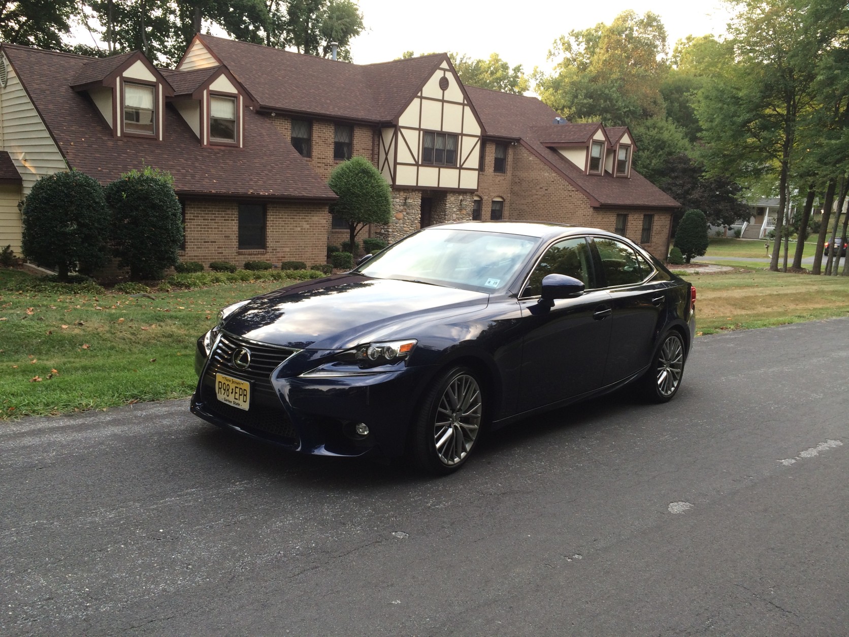 The IS250 is pretty sporty for Lexus with its bold looks and smaller size.  (WTOP/Mike Parris)