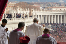 On Christmas Day, one of the holiest days in the Christian calendar, Pope Francis delivers his 2014 “Urbi et Orbi” (“To the City and to the World”) address and blessing. (Dave Yoder, National Geographic)