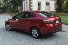Scion iA handled well for a little subcompact sedan. (WTOP/Mike Parris)