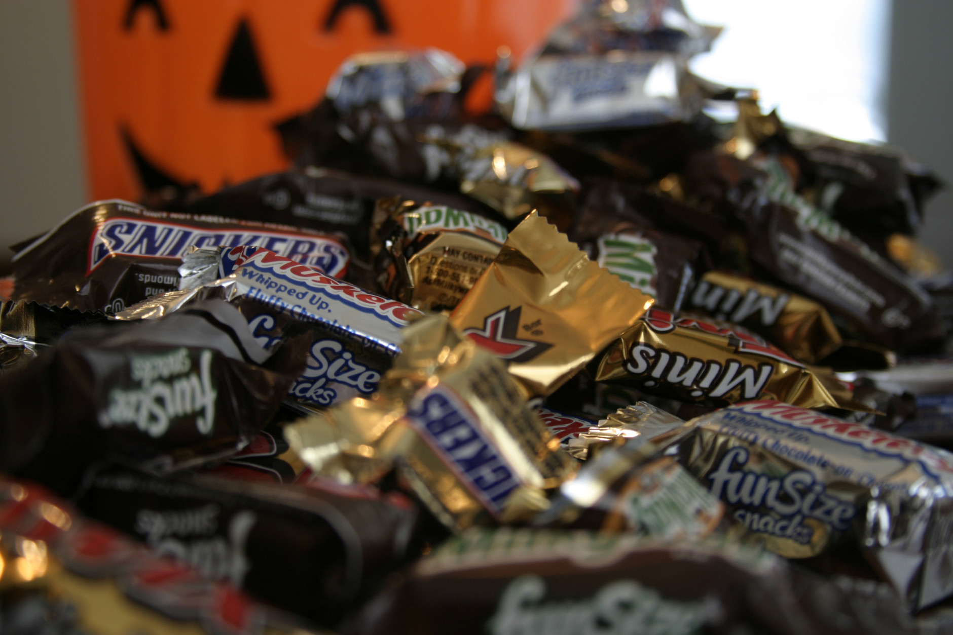 "Fun Size" and "Mini" candies are candy favorites. (AP Photo/Dan Goodman)