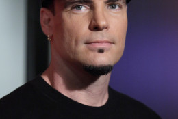Rob Van Winkle, also known by his stage name Vanilla Ice, poses for a photo prior to his interview on the "Fox &amp; friends" television program, in New York, Tuesday, Oct. 12, 2010. He has a new reality show as a home remodeler, "The Vanilla Ice Project," on the DIY Network. (AP Photo/Richard Drew)