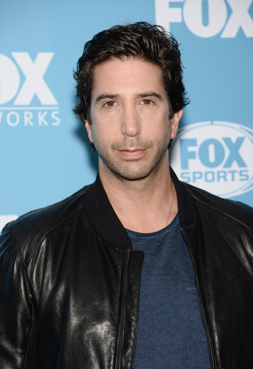 David Schwimmer arrives at the Fox Network 2015 Programming Upfront at Wollman Rink in Central Park on Monday, May 11, 2015, in New York. (Photo by Evan Agostini/Invision/AP)