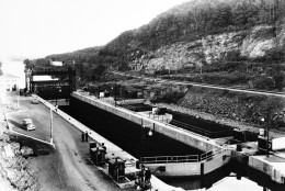 This is Lock 17 in Little Falls, N.Y., as shown Oct. 18, 1931.  It is the highest in the U. S. (AP Photo)