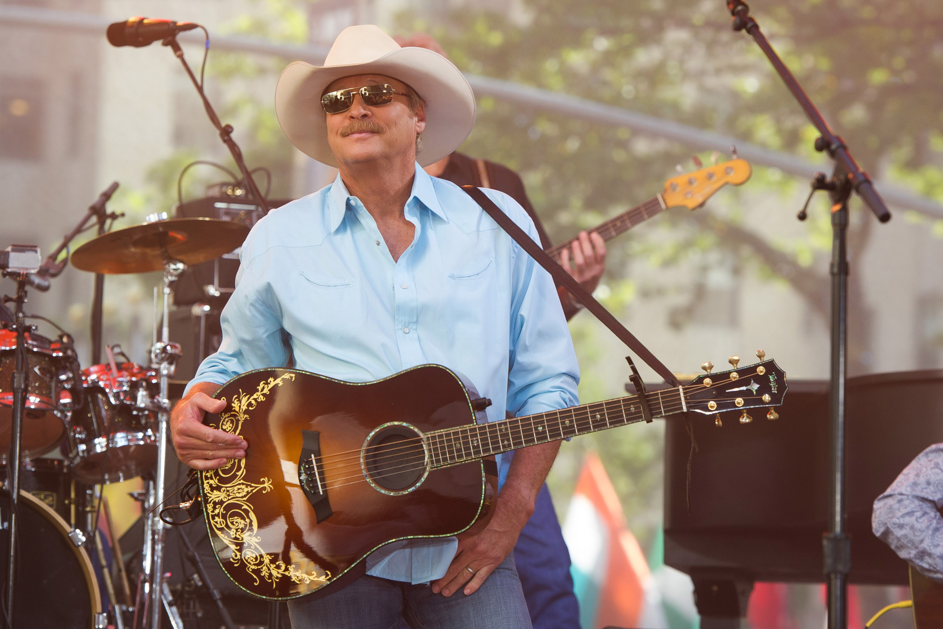 Alan Jackson performs on NBC's "Today" show on Friday, July 17, 2015, in New York. (Photo by Charles Sykes/Invision/AP)