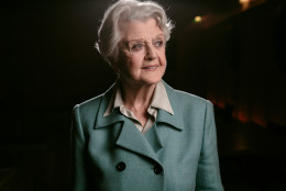In this Tuesday, Dec.16, 2014 photo, Angela Lansbury poses for a portrait during press day for "Blithe Spirit" at the Ahmanson Theatre in downtown Los Angeles. Lansbury is appearing in the production of Noel Cowards comedy Blithe Spirit from Dec. 9, 2014, through Jan. 18, 2015, in Los Angeles.  (Photo by Casey Curry/Invision/AP)