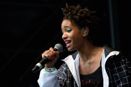 U.S singer Willow Smith performs on the third stage at Wireless festival in Finsbury Park, London, Sunday, July 5, 2015. (Photo by Jonathan Short/Invision/AP)