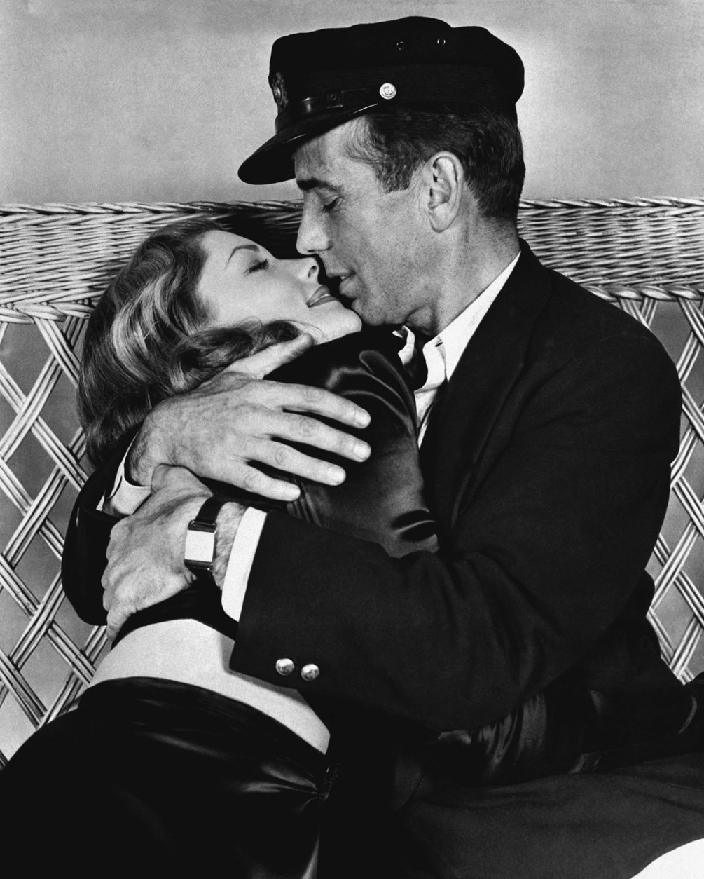 On this day in 1944, the classic film "To Have and Have Not," starring Humphrey Bogart and Lauren Bacall, opened in New York. (AP Photo/Warner Bros.)