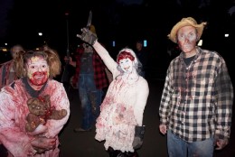 It’s a Carver Family reunion at the Shocktober Haunted House. (Courtesy Shannon Finney, www.shannonfinneyphotography.com)