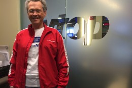 Don Wright is seen here visiting WTOP. (WTOP/Paula Wolfson)