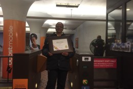 Rohne is a station manager with Metro. (WTOP/Mike Murillo)