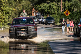 COLUMBIA, SC - OCTOBER 6:   October , 2015 in Columbia, South Carolina. The state of South Carolina experienced record rainfall amounts over the weekend and continues to face resulting flooding. (Photo by Sean Rayford/Getty Images)