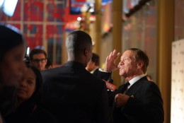 Here, Joe Piscopo is interviewed on the red carpet at the Kennedy Center of Performing Arts on Oct. 18, 2015.  (Courtesy Shannon Finney, www.shannonfinneyphotography.com)