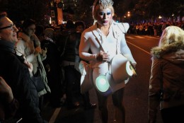 Lady Gaga makes an appearance at the 2015 High Heel Race.  (Courtesy Shannon Finney, www.shannonfinneyphotography.com)