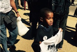 Scenes from the Justice or Else rally in Washington, D.C. Saturday, Oct. 10, 2015, commemorating 20 years since the Million Man March. (WTOP/Max Smith)