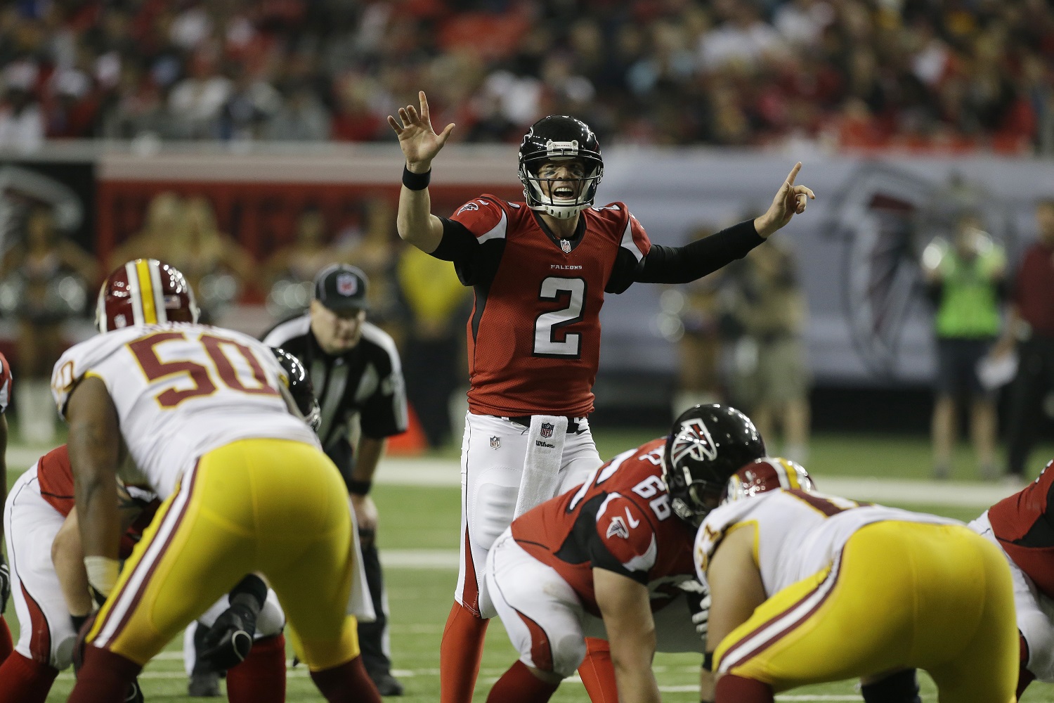 Redskins will see familiar faces on undefeated Falcons