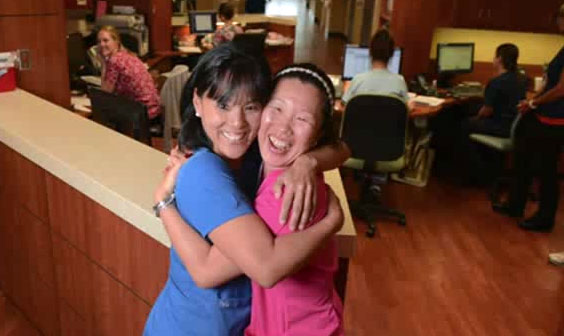 Orphaned sisters reunite decades later working at hospital