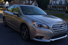 The exterior of the Subaru Legacy 3.6R Limited won't wow you, but it’s a handsome design. (WTOP/Mike Parris)
