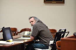 FAIRFAX, VA - OCTOBER 08: Charles Severance appears at his trial in Fairfax County Circuit Court on Thursday October 08, 2015 in Fairfax, VA. Severance is accused of three murders over the course of a decade in Alexandria, VA. (Photo by Matt McClain/ The Washington Post)