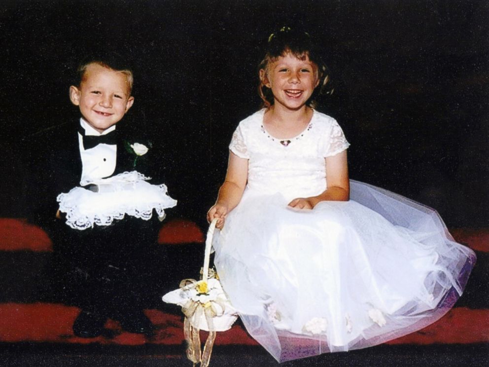 Adrian and Brooke Franklin walked in a wedding party together when they were just five years old. (Adrian and Brooke Franklin/ABC News)