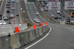 The Virginia Tech Transportation institute tested connected vehicles and driverless vehicles along the 95/395 express lanes Monday. (Screen grab Virginia Tech)