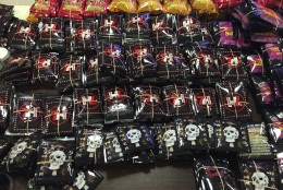 Prince George's County police announced Friday that in one week they seized nearly 1,700 packs of synthetic drugs. (WTOP/Andrew Mollenbeck)