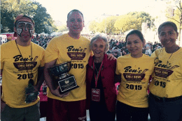 Update 10/11/15:  Joey Chestnut wins Ben's Chili Bowl contest by eating 7 1/14 gallons of chili in six minutes. (Facebook/Ben's Chili Bowl)