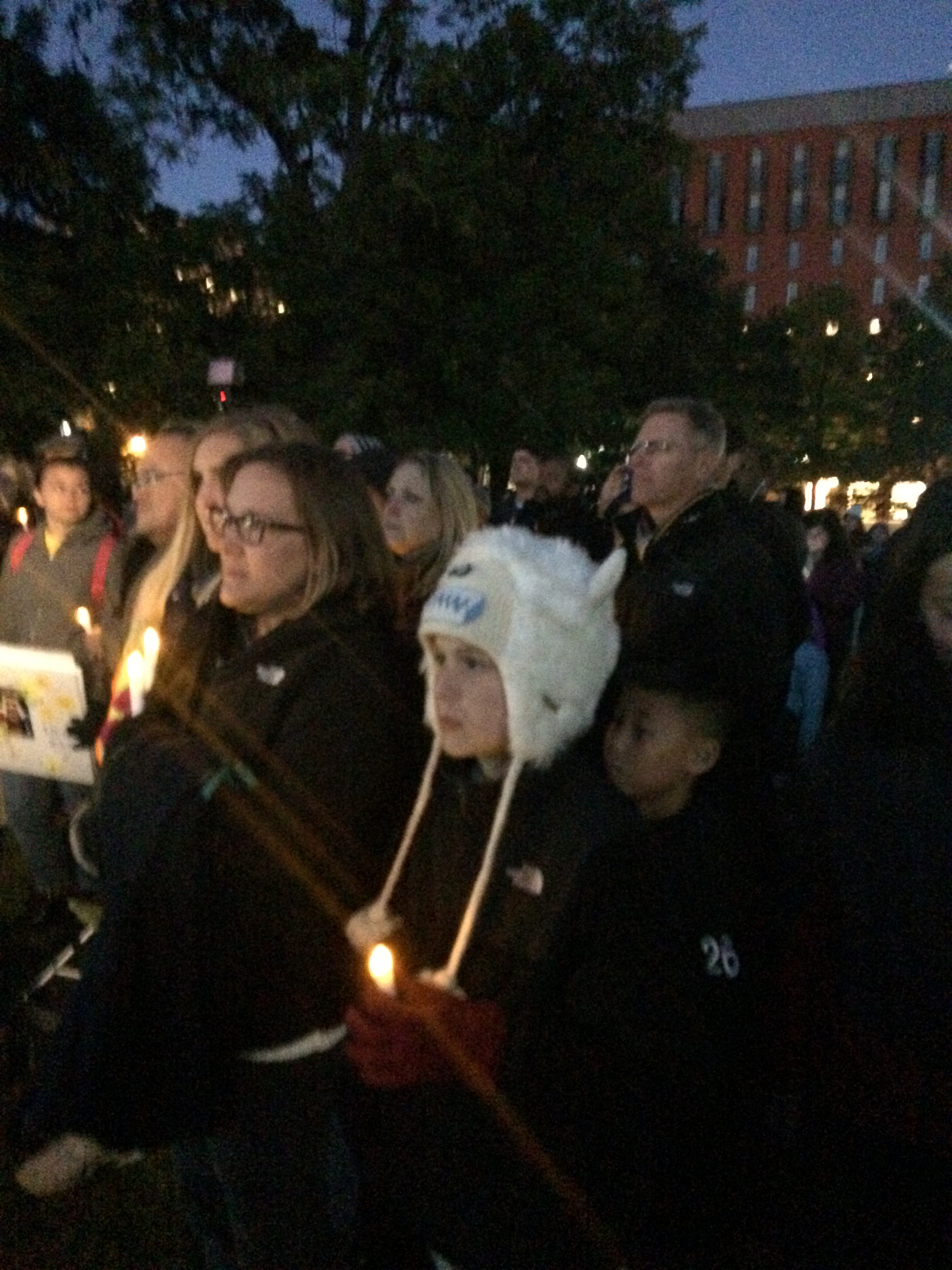 Photos: Candlelight vigil offers hope for kids battling cancer