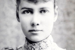 Nellie Bly, American journalist who made a record-breaking trip around the world, circa 1890.   (Photo by Popperfoto/Getty Images)