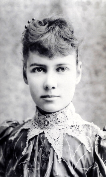 Nellie Bly, American journalist who made a record-breaking trip around the world, circa 1890.   (Photo by Popperfoto/Getty Images)