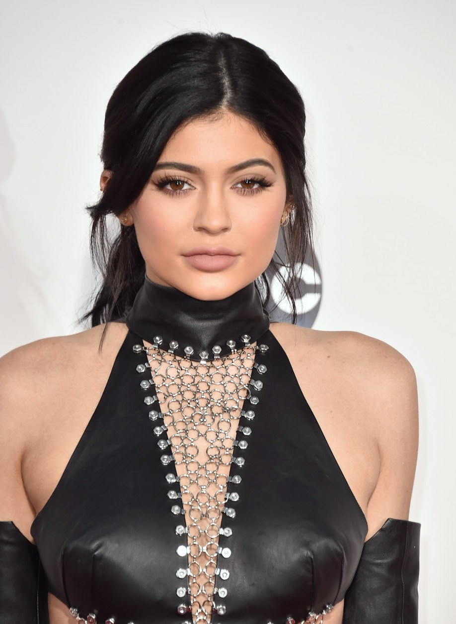 Kylie Jenner arrives at the American Music Awards at the Microsoft Theater on Sunday, Nov. 22, 2015, in Los Angeles. (Photo by Jordan Strauss/Invision/AP)