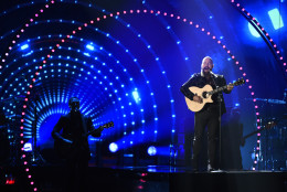 Zac Brown, of the Zac Brown Band, performs a tribute to Little Jimmy Dickens at the 49th annual CMA Awards at the Bridgestone Arena on Wednesday, Nov. 4, 2015, in Nashville, Tenn. (Photo by Chris Pizzello/Invision/AP)