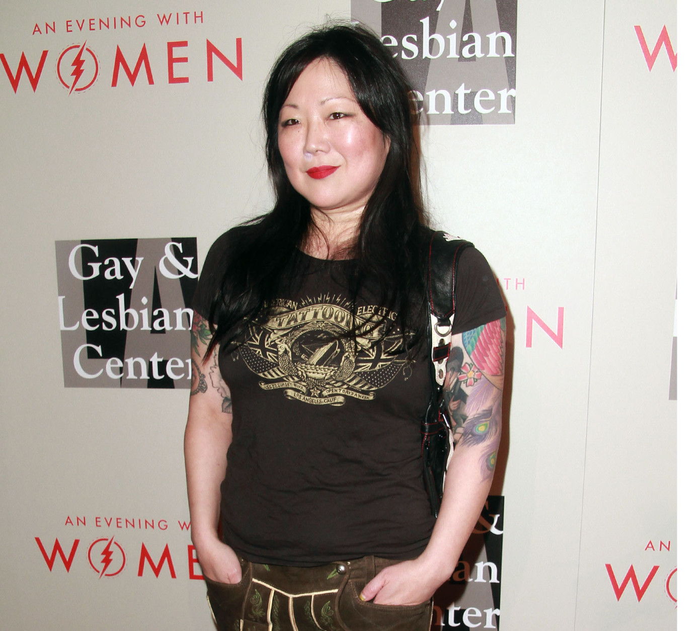 FILE - In this May 10, 2014 file photo, Margaret Cho arrives at The L.A. Gay and Lesbian Center's Annual "An Evening With Women," at The Beverly Hilton on Saturday, in Beverly Hills, Calif. TLC said Friday, Dec. 12, 2014, that its first late-night talk show, "All About Sex," will include rotating segments such as the week's "craziest" sex-related news. "All About Sex" will be co-hosted by the comedian Cho; writer Heather McDonald; actress Marissa Jaret Winokur, and sex and relationship expert Tiffanie Davis Henry. (Photo by Theresa Bouche/Invision/AP, File)