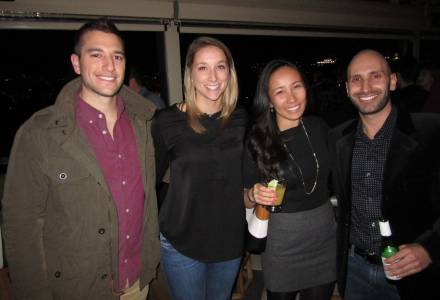 We went to Fête en Noir at the W Hotel. We snapped dental hygienist Peter Marratto, Videology Group's Kelsey Hudler, Temple's Jenni Mai and Always Smile DC's Dr. Najib Bouchebel.
