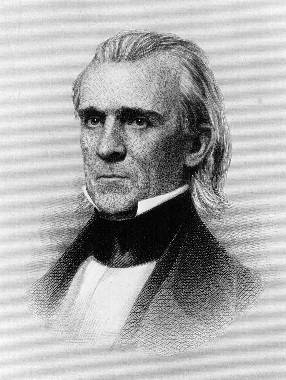 James Knox Polk, eleventh President of the United States who served from 1845 to 1849. (Photo by National Archive/Newsmakers)