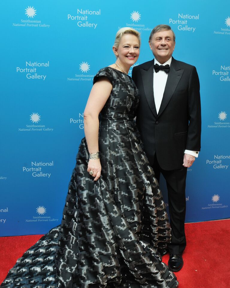National Portrait Gallery director Kim Sajet is pictured with gala co-chair Robert Kogod. (Courtesy Shannon Finney, www.shannonfinneyphotography.com)