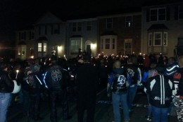 A candlelight vigil was held Nov. 1, 2015 for Tonya Wilkerson-Sullivan in Upper Marlboro, Maryland. (WTOP/Rahul Bali)
