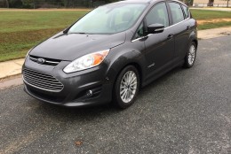 The C-Max Hybrid is a smallish wagon with seating for five and a $31,000 price tag for the top SEL trim level. (WTOP/Mike Parris)