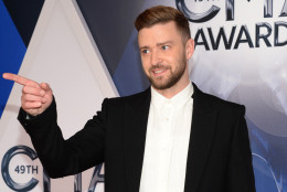 Justin Timberlake arrives at the 49th annual CMA Awards at the Bridgestone Arena on Wednesday, Nov. 4, 2015, in Nashville, Tenn. (Photo by Evan Agostini/Invision/AP)