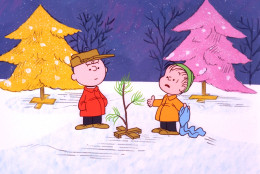 In this promotional image provided by ABC TV, Charlie Brown and Linus appear in a scene from "A Charlie Brown Christmas, which was created by late cartoonist Charles M. Schulz in 1965. (AP Photo/ABC,  1965 United Feature Syndicate Inc.)