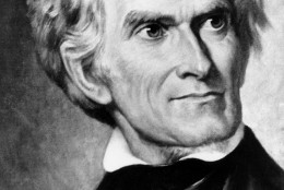 John C. Calhoun, Vice President of the United States under President John Quincy Adams in 1824, and reelected in 1828 under President Andrew Jackson, is seen in this undated picture. (AP Photo)