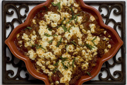 **FOR USE WITH AP LIFESTYLES**  Quick Moussaka is seen in this Wednesday, Feb. 27, 2008 photo. This dish creates a sloppy-joe like consistency but with much deeper flavors and if prepared in an oven proof skillet can be a one pan meal.    (AP Photo/Larry Crowe)