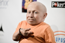 Verne Troyer arrives at the 6th Annual Get Lucky For Lupus Poker Tournament on Thursday, Sept. 18, 2014, in Los Angeles. (Photo by Richard Shotwell/Invision/AP)