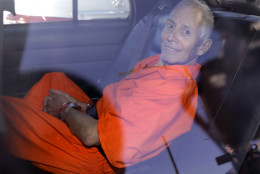 FOR USE AS DESIRED, YEAR END PHOTOS - FILE - Robert Durst is transported from Orleans Parish Criminal District Court to the Orleans Parish Prison after his arraignment on murder charges in New Orleans, Tuesday, March 17, 2015. (AP Photo/Gerald Herbert, File)