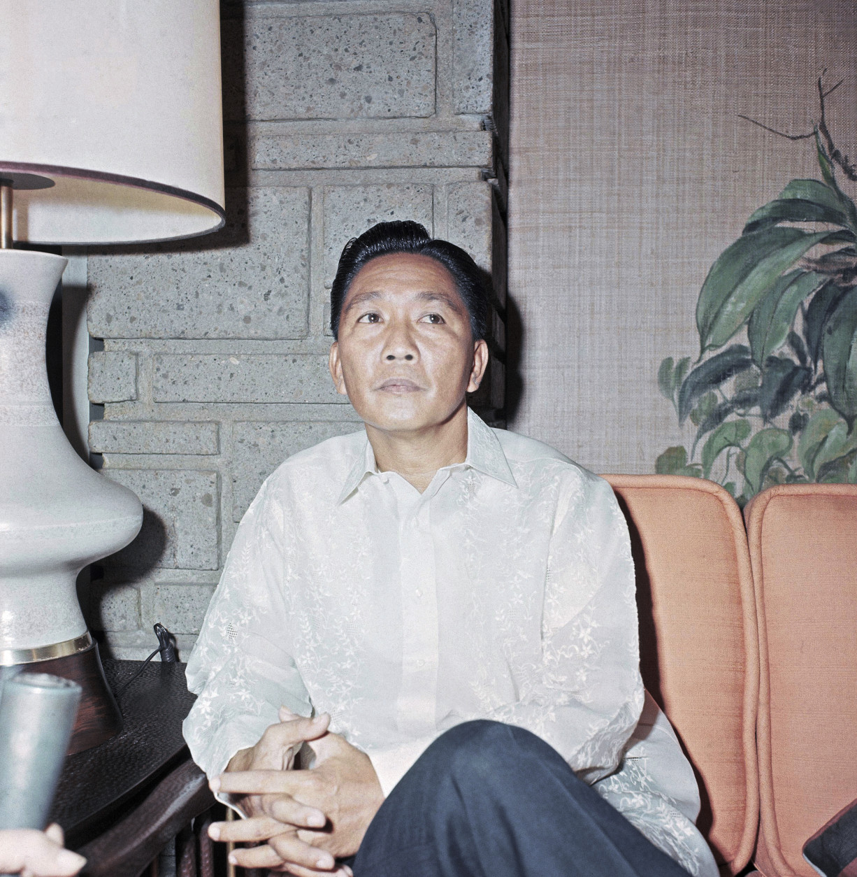 President Ferdinand Marcos poses, Nov. 22, 1965, Manila, Philippines. (AP Photo)
