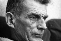 Portrait of playwright Samuel Beckett, made in Paris January 20th, 1966 as Beckett was supervising the filmic conception of his play "Comedy"  (AP-Photo/Barbara Jackson) 20.1.1966