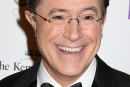 Stephen Colbert attends the 38th Annual Kennedy Center Honors at The Kennedy Center Hall of States on Sunday, Dec. 6, 2015, in Washington. (Photo by Greg Allen/Invision/AP)