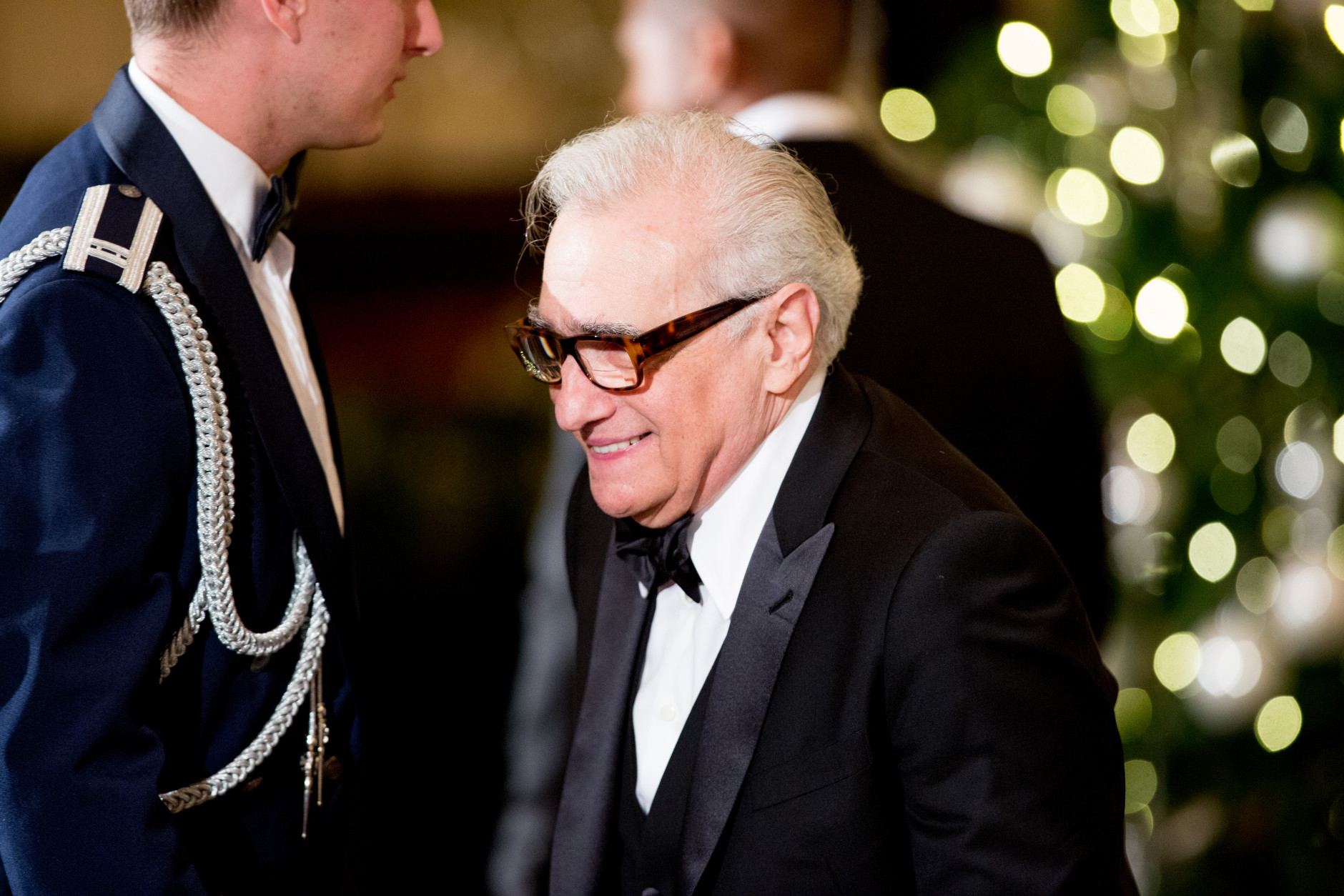 Director Martin Scorsese arrives at the 2015 Kennedy Center Honors reception in the East Room of the White House, Sunday, Dec. 6, 2015, in Washington. The 2015 Kennedy Center Honors Honorees are singer-songwriter Carole King, filmmaker George Lucas, actress and singer Rita Moreno, conductor Seiji Ozawa, and actress Cicely Tyson. (AP Photo/Andrew Harnik)