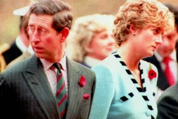 FILE--Britain's Prince and Princess of Wales are seen at a memorial service during their tour of Korea in this November 3, 1992 file photo. The world may be watching when the royal divorce becomes final Wedensday, August 28, 1996, but Charles and Diana will be as far apart as they were in the bad old days of their marriage. He will be secluded in Scotland and she will be at a charity lunch in London. (AP Photo)