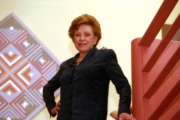 Lillian Vernon poses at her catalog headquarters in New Rochelle, N.Y., on April 30, 1998.  Vernon, founder and CEO of the Lillian Vernon Corporation, died at the age of 88.  (AP Photo/Vincent Pugliese)