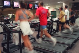 Here are six tips for making the most of your time on the treadmill.  (AP Photo/Mark Lennihan)
